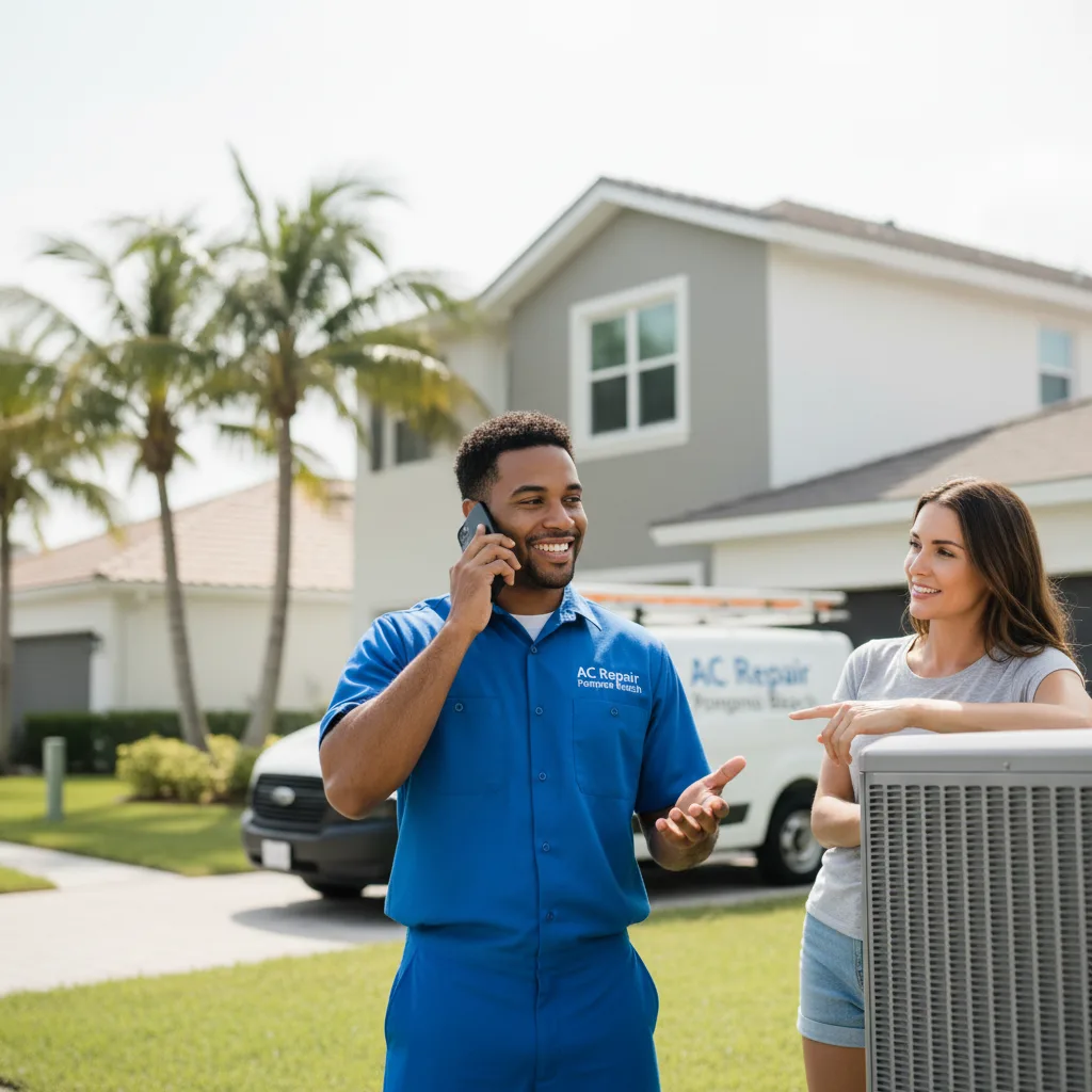 AC Repair Pompano Beach customer support in Corapeake